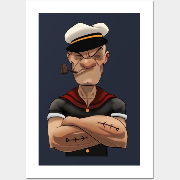 POPEYE Wall Art by CG Fan Art